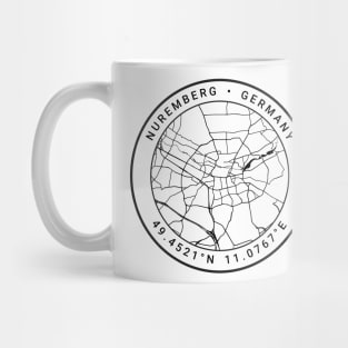 Nuremberg Map Mug